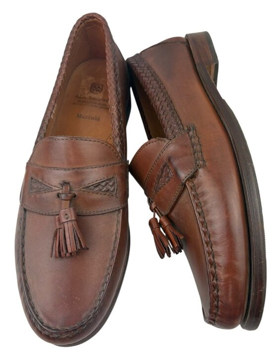 *Allen Edmonds Maxfield Tassle Loafer Men’s Size 11 Brown Leather Quiet Luxury main image 6